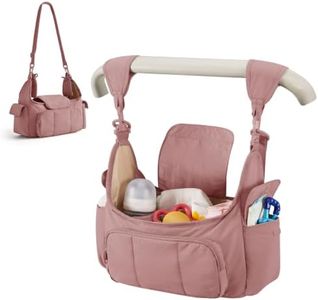 mommore Universal Stroller Organizer with Cup Holder, Baby Stroller Caddy