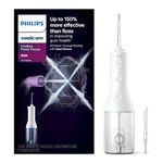 Philips Sonicare Power Flosser 3000 Cordless, Oral Irrigator Quad Stream technology and whisper quiet, White, HX3826/21