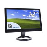 DoubleSight Displays DS-12U 12" LCD USB Monitor - TAA Compliant - 1366 x 768 - WXGA - 250 Nit - USB - Black - Portable No Video Card Required PC/MAC - 3 Year Warranty