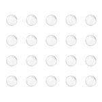 uxcell 4.5mm Solid Round Clear Glass Ball Boiling Stones Soda Lime Glass Beads 200pcs