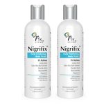 Fixderma Nigrifix Exfoliating Body Wash with 5% Actives (Lactic Acid, Glycolic Acid, Niacinamide Acid & Vitamin E) | Gentle Exfoliating Shower Gel for Body Wash | Improves Skin Tone - 200ml(Pack of 2)
