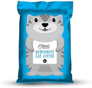 Pets Empire O'cat Bentonite Cat Litter (5kg)| Cat Friendly | 99.99% Dust Free Natural Ball Shape Litter | Non-Scented Bentonite | Litter for All Breed Cats Scoopable, Hard Clumping (Pack of 1)