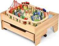 Costzon Train Table with 100 Multic