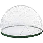 3.6m Garden Dome Bubble Tent Dome, Transparent TPU Cover （Only transparent cover without tent frame）, Waterproof Garden Dome House Suitable for Patio and Dining Places