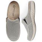 House Slippers for Men, Canvas Hous