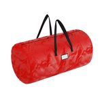 Christmas Tree Duffel Storage Bag - Stores Up To 9 Foot Disassembled Artificial Xmas Tree, Durable Waterproof Material Zippered Storage Container With Carry Handles