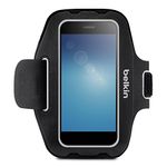 Belkin Universal Armband for 4.9'' Devices, Compatible with iPhone 6/6S, iPhone 5/5S/5c, iPhone 4/4S and Galaxy S5/S4 (Black)(F8M952btC00)