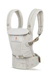 Ergobaby Adapt baby carrier for newborns from birth, 3-position SoftFlex Mesh Ergonomic baby carrier back carrier baby carrier, natural beige, 1 unit