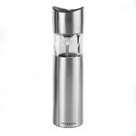 Cole & Mason H306941 Penrose Salt and Pepper Mill | Electronic | Stainless Steel/Acrylic | 210mm | Single | Includes 1 x Electric Salt or Pepper Grinder | Lifetime Mechanism Guarantee