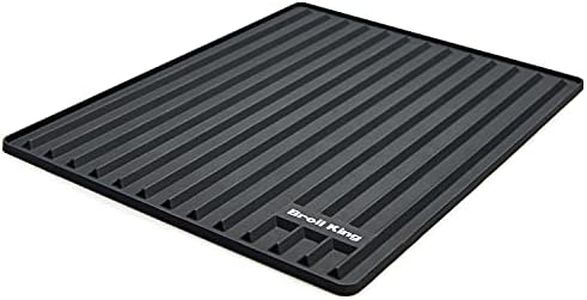 Broil King 60009 Silicone Side Shelf Mat, Black