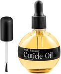 C CARE Cuticle Oil For Nails - Milk and Honey Nail Oil - Repairs Moisturizes and Strengthens Nails and Cuticles Overnight - Dropper & Brush included - Large 2.5 oz bottle