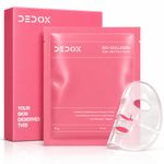 DEDOX - SKIN CARE Bio-Collagen Glass Skin Overnight Mask, Hydrating Korean Hydrogel Face Mask Sheet, Pore Minimizing, Elasticity, Plumping, Firming, Travel Essentials & Self Care Gifts for Women (1)