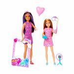 Barbie Celebration Fun Dolls & Accessories, Photobooth Playset with Skipper & Stacie Dolls, Frame & Accessories