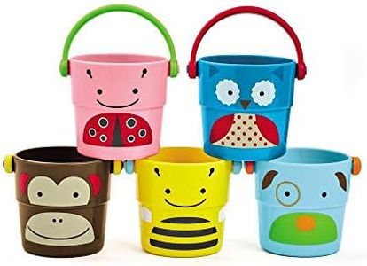 Skip Hop Zoo Stack and Pour Buckets, 5-Piece