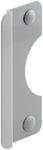 Prime-Line U 9509 Steel Latch Guard Plate Cover for Out-Swinging Doors, 6 Inch Cover with 5/16 Inch Offset, Gray, Set of 1