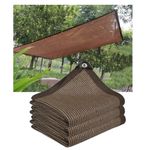 Kaniya Garden Shade Cloth 10FTX13FT Sunshade Mesh 90% UV Protection with Grommets,HDPE Material,DIY Sun-Resistant Shade Netting for Plant Cover，Patio, Deck，High Density Shade Fabric 3mx4m