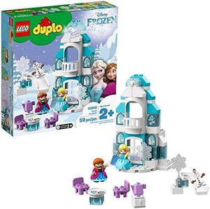 LEGO DUPLO Princess Frozen Ice Castle 10899 Toy Castle Building Set for Toddlers with Anna, Elsa and Olaf, Frozen Castle and Character Figures for Creative Play, New 2019 (59 Pieces)