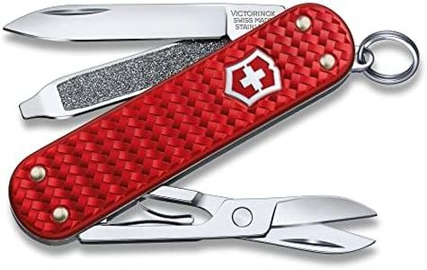 Victorinox Classic SD Precious Alox Swiss Army Knife, Iconic Red