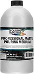 Pouring Masters Professional Matte Pouring Effects Medium, 32 oz. (Quart) - Improves Flow Consistency, Artist Techniques to Create Cell Effects, Mix with Art Acrylic Paint, Adjusts Viscosity