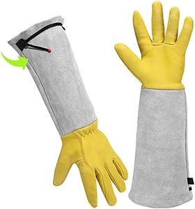Guantes Jardineria Mujer/Hombres Guantes De Trabajo - Herramientas JardineríA Regalo Personalizado Guantes Jardin Guantes Rosales Guantes Largos Guante Jardineria Guantes Trabajo Piel TamañO Ajustable