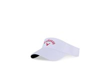 Callaway Golf Women's Liquid Metal Visor Collection Headwear (White/Dusty Rose)