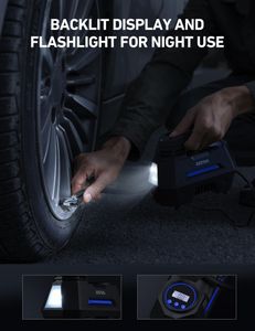AstroAI 12V Tyre Inflator – Portable Air Compressor Pump for Car