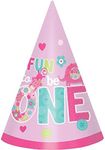 Amscan One Wild Girl Paper Cone Hat 8 Pieces