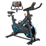 Leikefitness Exercise Bike,Indoor Cycling Bike, Stationary Bike Magnetic Resistance Quiet and Smooth for Home Cardio Workout with Digital Monitor P80400(Black)