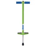 Geospace Jumparoo BOING! JR. Steel POGO STICK by Air Kicks, Small for Kids 50 to 90 Lbs - Active Play Outdoor Fun that Promotes Exercise & Balance Skills (Green)