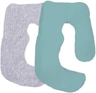 littogoose Maternity Pillow Cover ONLY Compatible with Momcozy Pregnancy Pillow (2 Pack Covers-Pillow NOT Included)