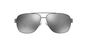 Polo Ralph Lauren Men's 0Ph3110 91576G 60 Sunglasses, Grey (Demi)