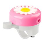 Thyonta Little Daisy Children's Bicycle Bell Crisp Sounding Sunflower-Shaped Mountain Bike Horn Suitable for Balance Bike Scooter Riding（White）