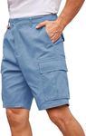 COOFANDY Men's Cargo Shorts Relaxed Fit Casual Shorts Cotton Stretch Outdoor Work Shorts with Multi Pockets