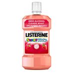 Listerine Smart Rinse Mild Berry Mouthwash (500ml), Kids Mouthwash to Reduce Cavities, Bad Bacteria, and Cleaning Teeth, Gums, and Tongue, Sugar-and Alcohol-Free Mouthwash Formula