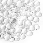 1 LB Clear Glass Marbles, Transpare