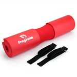 Fragraim Squat Pad, Barbell Pad, Foam Sponge Pad, Squat Bar Neck Pad, Training Weightlifting Cushion Women & Men for Lunges, Squats and Hip Thrusts (Red)