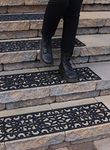 Rubber Stair Treads Non-Slip Outdoor 35”x10” (5-Pack) – Anti-Slip Step Mat