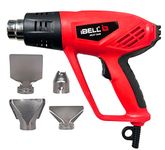 IBELL Heat Gun HG20-82, 2000W, Dual Air Flow 250 | 550 L/min, Dual Temp 350 °C | 550 °C (Red)