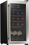 nutrichef 15 Bottle Fridge | Red an