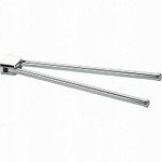 VINN DUNN CLASSIC Towel Bar Double,Stainless Steel Swivel Towel Bar For Bathroom | CHROME