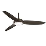 Minka-Aire F465L-ORB Concept IV 54 Inch Outdoor Smart Ceiling Fan with LED Light and DC Motor in Oil Rubbed Bronze Finish Compatible with Alexa, Nest, Ecobee, Google Home and iOS/Android App