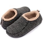 RockDove Men's Nomad Slipper with Memory Foam, Size 8.5/9.5 UK Men, Black