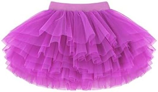 BambooBud Baby Girls Soft Tutu Skirt with Diaper Cover Tulle Dress Skirts Infant Toddler Girl Skort Outfits, Sheer Lilac Grenadine, 3-6Months