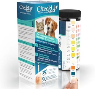 CheckUp Dog and CAT Urine Testing Strips for 10 PARAMETERS 50pk