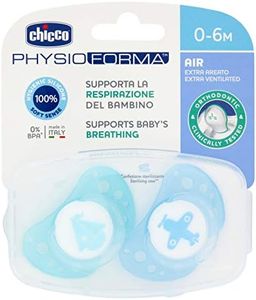 CHICCO Soother Physio Air, 0, 6m 2pck, Boy