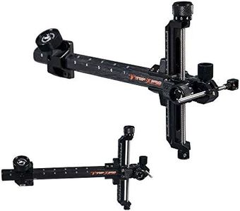 Archery Carbon Bar Recurve Bow Sight Adjustable 9 Inch T Shape Archery Shooting Target Sight for Left and Right Hand Professional Competition Recurve Bow Shooting (Right Hand, Black)