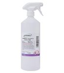 Lucemill 99.9% Isopropyl Alcohol | 1 litre | Super Strength IPA Surface Sanitiser | 99.9% Isopropyl Alcohol | Clear Liquid | Comes with Trigger Spray