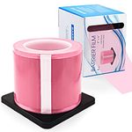 Pink Barrier Film 4" x 6" Dental Barrier Tape Wrap, Keedolla Perforated Tattoo Machine Cover Tape Protective Adhesive Film with Dispenser Box, 1 Box of 1200 Sheets