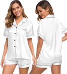 SWOMOG Pyjama Set Women White Pyjam
