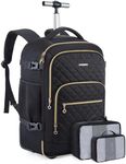 BAGSMART Rolling Backpack for Women